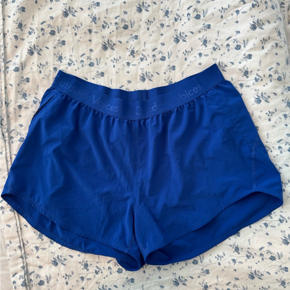 Outdoor Voices Royal Blue Active Shorts